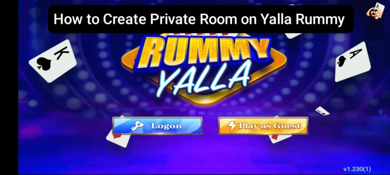 Private Room on Yalla Rummy