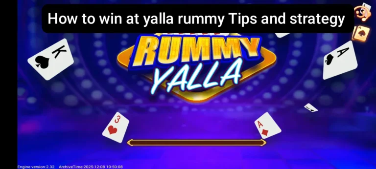 tips to win at Yalla Rummy